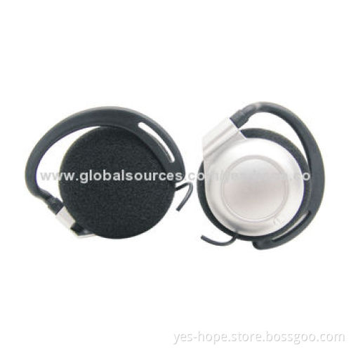 Portable stereo earhook headset for sport